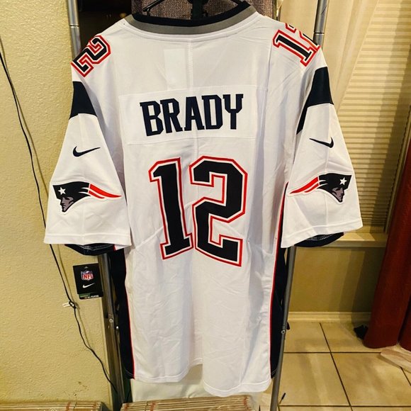 Tom Brady Nike Vapor Limited Jersey New England Patriots Super Bowl 52 White NWT - Picture 4 of 7